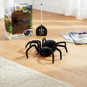 Remote-controlled <b>Spider</b> <b>Toy</b> Electric 4-way Infrared Simulation Obstacle Avoidance Indoor-Outdoor Use RC Remote Control Plastic - Product Image 1