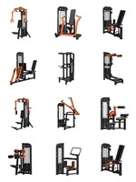 Machine de musculation multifonctionnelle JIAQUANLONG S-RS028 pour l'épaule, en acier, à sélection de charge par broche, pour usage en salle de sport – Vente directe usine