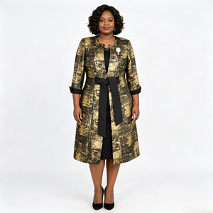 Costumes de cérémonie deux pièces grande taille pour femmes, élégants, pour occasions spéciales, mère de la mariée, costumes d'église - Product Image 4