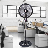 Ventilateur de support électrique à 5 lames 18 pouces, design Simple, avec grande boîte de commutation, pour style industriel, nouveauté 2021
