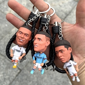 Figurines de dessins animés de stars du football YY, C. Ronaldo, Neymar, Vinicius, Mbappé, Bellingham, porte-clés en PVC - Product Image 4