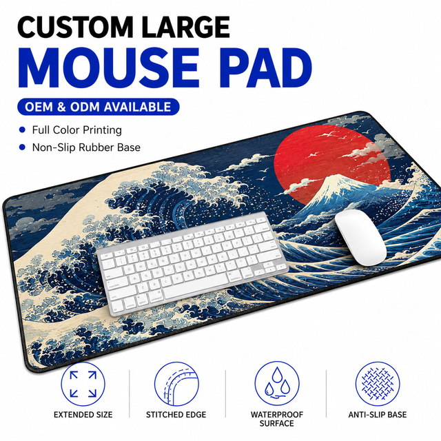 Factory Price Custom Logo Printed Large Size Rectangular Square Eco-friendly Scratch Proof Water Resistant Gaming Mouse Pad
