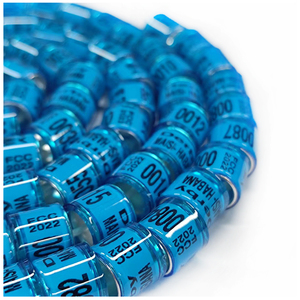 Anelli per Piccioni da Corsa Personalizzati per Federazioni, Fascette per Zampe di Piccioni da Compagnia FCC con Numeri Unici per Corridori e Allevatori - Product Image 6