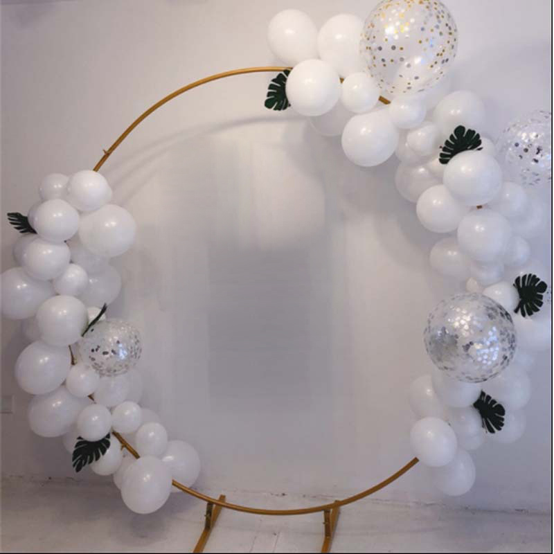 Wedding Bracket Wrought Iron Flower Stand Balloon Arch Frame Window Gardening Decoration Frame Backdrops For Wedding Events