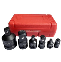 Ensemble adaptateur et réducteur d'impact 6 pièces, adaptateur de convertisseur de prise professionnel avec entraînement 1/4 3/8 1/2 3/4 pouces