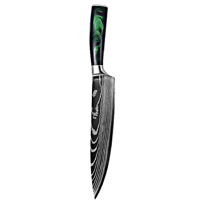 blue Chef's knife