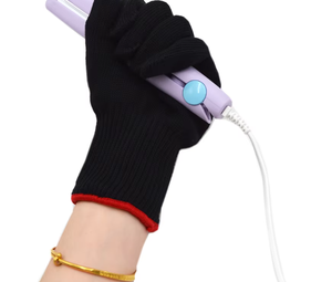 <span class=keywords><strong>Gants</strong></span> à pois résistants à la chaleur, <span class=keywords><strong>gants</strong></span> de sécurité pour le coiffage, <span class=keywords><strong>anti</strong></span>-brûlure, fer à friser, lisseur, teinture capillaire - Product Image 4