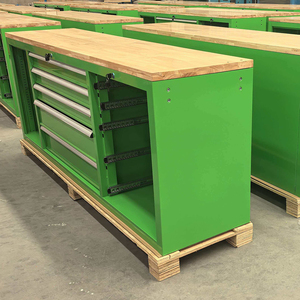 Coffre à outils vert, armoire à outils roulante avec roues, tiroirs, <span class=keywords><strong>garage</strong></span>, robuste, réparation automobile, chariot de rangement d'outils mobile - Product Image 6