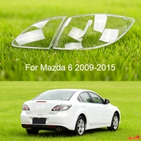 Untuk Mazda 6 2009-2015 Penutup Lampu Belakang Transparan Pelindung Lampu Belakang Cangkang Lensa Plexiglass