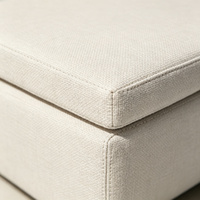 Coussin de siège de canapé d'extérieur en tissu moderne sectionnel pour patio et jardin, couleur et taille personnalisables, remplacement pour projets hôteliers OEM ODM
