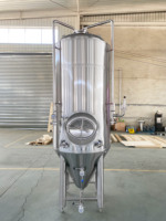 Cuve de Fermentation de Bière Artisanale Personnalisée 7BBL avec Enveloppe à Cavités, Unitank de Haute Qualité à Vendre