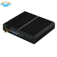 Partaker B7 Mini PC Tanpa Kipas Intel Core I7 8550U/i7 1165G7/i7 1255U/1260P Gen LAN HD DP Win 10 Linux HTPC Komputer Desktop