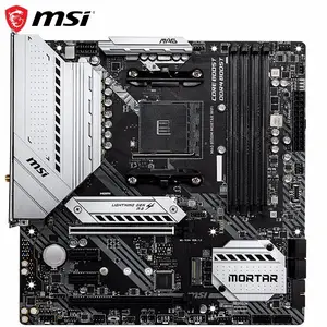 Ms-i B550M-placa base con WIFI, AM4, AMD, B550, SATA, 6 Gb/s, Micro ATX, AMD