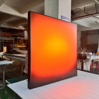 LUZ En gros Boîte à lumière murale en acrylique intelligente à LED RVB à dégradé, personnalisable, avec effet lever de soleil et intensité variable, cadre d'art LED