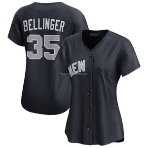 2025 Women's for New York Alternate Limited Jersey野球シャツカスタムプラスウェアステッチ刺繍ユニフォームブラックロゴ - Product Image 5