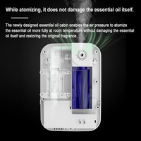 Diffuseur d'huiles essentielles 100% pures grande surface 160 ml avec fonction minuterie, machine à parfum pur pour la maison, le bureau et l'hôtel
