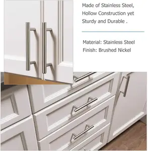 Conception Unique en laiton aluminium acier armoire de cuisine quincaillerie armoire de classement poignées de porte bouton tire poignées de meubles