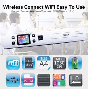 Scanner Portatile per Documenti Iscan 02 <span class=keywords><strong>a</strong></span> Doppio Rullo, USB, fino <span class=keywords><strong>a</strong></span> 1050DPI, Formato <span class=keywords><strong>JPEG</strong></span>/<span class=keywords><strong>PDF</strong></span>, Disponibile - Product Image 4