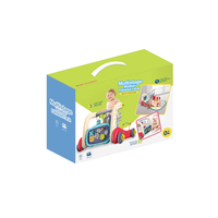 Tapis de jeu 2in1 pour bébé jeu éducatif apprendre à marcher chariot trotteur pour bébé