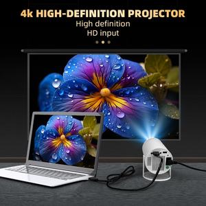 Projecteur LCD portable 4K HT88 pour la maison, ultra haute définition, écran sans fil, projection simultanée, LED intelligent 3D, succès transfrontalier - Product Image 4