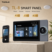 Passerelle Domotique Intelligente Tuya 8 Pouces Android 11 4X30W avec Hub Zigbee Intégré pour Villa, Hôtel et Appartement