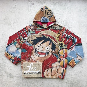 Custom Anime Tapestry <strong>Hoodie</strong> Woven Blanket Clothes Women Girl Oversized Vintage Hoodies - Product Image 5