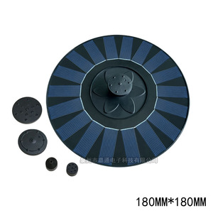 Solar Floating Fountain With Pump And Filter For Garden Pond Home Decoration Modern Design Eco Friendly ABS Material - Product Image 4