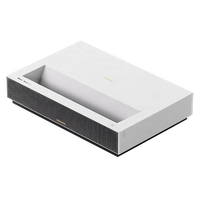 Téléviseur laser Fengmi C3 4K UST avec projecteur DLP 400 nits de luminosité, 40 ms de latence pour jeux, projecteur portable pour cinéma maison 3D avec fonctionnalités Wi-Fi