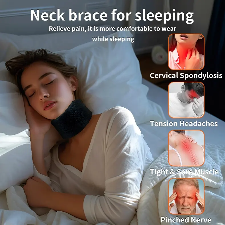 Collar de soporte de cuello personalizado de espuma ajustable Cervicorrect Neck Brace para aliviar el dolor de cuello y la presión de la columna/Corrector de postura