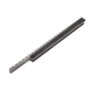 Accessoire de tir tactique multi-emplacements en alliage d'aluminium usiné CNC, léger, noir mat, durable, longueur 260 mm, 11 mm-20 mm - Product Image 1