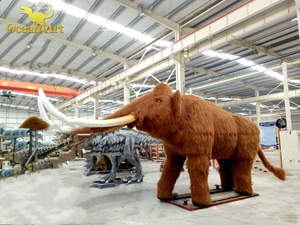 Animales <span class=keywords><strong>de</strong></span> arte oceánico, animales <span class=keywords><strong>de</strong></span> tamaño real, modelo <span class=keywords><strong>de</strong></span> simulación <span class=keywords><strong>de</strong></span> Mamut lanoso - Product Image 5