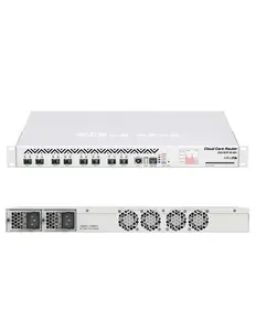 Vendita all'ingrosso router mikrotik gigabit-Mikrotik router 1U rackmount, 1x Gigabit Ethernet, 8xSFP + gabbie CCR1072-1G-8S + router