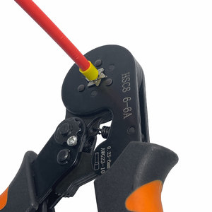 Pince à sertir à cliquet manuelle pour câbles électriques 2,5 4 6 mm² HSC8 6-6A, pour bornes tubulaires - Product Image 3