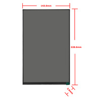 10.1 İnç 1280x800 MIPI LCD Ekran Paneli 250nit IPS Ekran, İsteğe Bağlı Sürücü Kartı Dokunmatik Kiti ile Gömülü Kontrol için