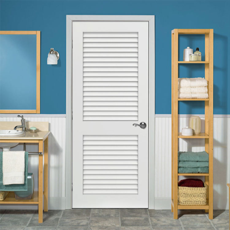 Modern Interior Louvered Wooden Door Design – Custom Solid Wood ...