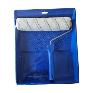 Kit de rouleaux à peinture prêt à l'emploi pour la vente au détail, accessoires, bacs, seaux, rouleaux, poignées, grilles, assortiment d'outils de peinture DIY - Product Image 1