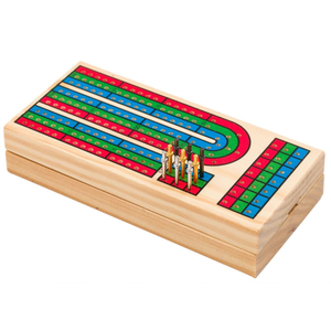 Bộ trò chơi bảng <span class=keywords><strong>cribbage</strong></span> W/lưu trữ-Trò chơi bàn vui nhộn với bảng gỗ cho người lớn và trẻ em-Lý tưởng cho đêm trò chơi, du lịch (từ 8 tuổi trở lên) - Product Image 3