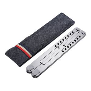Aluminum Alloy Portable Folding Storage Notebook <b>Stand</b> Metal Laptop/<b>Tablet</b> Holder in Stock - Product Image 2