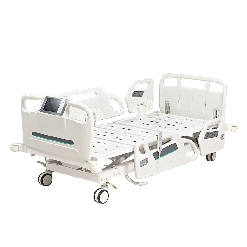 Cama médica multifuncional ajustable más vendida, cama de hospital eléctrica de 5 funciones para pacientes de sala privada