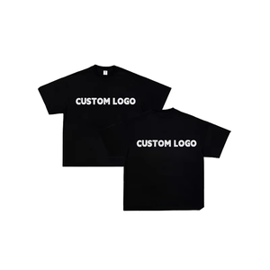 T-shirt court ample personnalisé avec <span class=keywords><strong>logo</strong></span>, 300 g/m², 100 % coton, vente en gros - Product Image 1