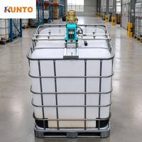 Mélangeur électrique pour cuve IBC RUNDAO avec moteur en cuivre pur, contrôleur de fréquence intelligent, télécommande et structure en acier inoxydable