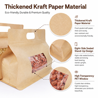 Sacs à café en papier kraft personnalisés avec fond plat, fermeture éclair et valve unidirectionnelle, 250g, emballage en gros, OEM