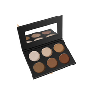 No Logo Vegan personnalisé surligneur Contour bronzant Blush poudre correcteur Palette de maquillage marque privée maquillage bronzant Palette
