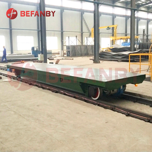 Transportador de fábrica de cobre plano 75t, turbina industrial, carrito de transferencia de riel eléctrico - Product Image 3