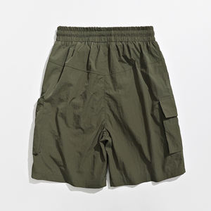 Pantalones cortos de trabajo de color liso con logo personalizado para hombre, tallas grandes, estilo holgado, tendencia INS Joker 2025, ¡superventas! - Product Image 6