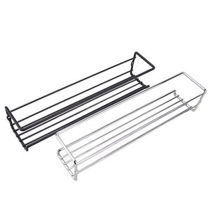 Best-seller Support mural en métal sans poinçon Étagère suspendue à plusieurs niveaux Armoire <span class=keywords><strong>de</strong></span> cuisine Étagère à épices en métal Organisateur pour pot Mason - Product Image 5