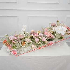 DKB Camino de Mesa de Rosas de Seda Artificial para Decoración de Bodas, Fiestas, Eventos, Pasillos y Regreso a Clases - Product Image 2