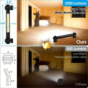Bajo el capó, luz de trabajo, Usb recargable, reparación de automóviles, luz debajo del capó, lámpara de trabajo magnética, herramienta automática Led, fotografía de luz - Product Image 4
