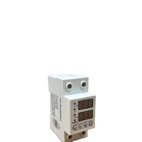 Relais de dispositif de protection de surtension et de sous-tension réglable sur rail AC Din avec régulateur de tension de protection contre les surintensités