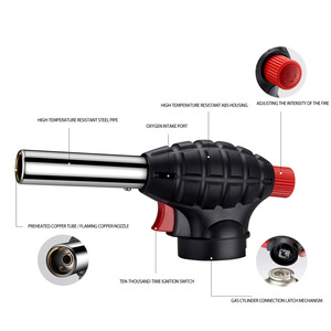 <span class=keywords><strong>Chalumeau</strong></span> portable au gaz propane et butane Qianxun, 1300 degrés, haute température, pour soudage et découpe - Product Image 6